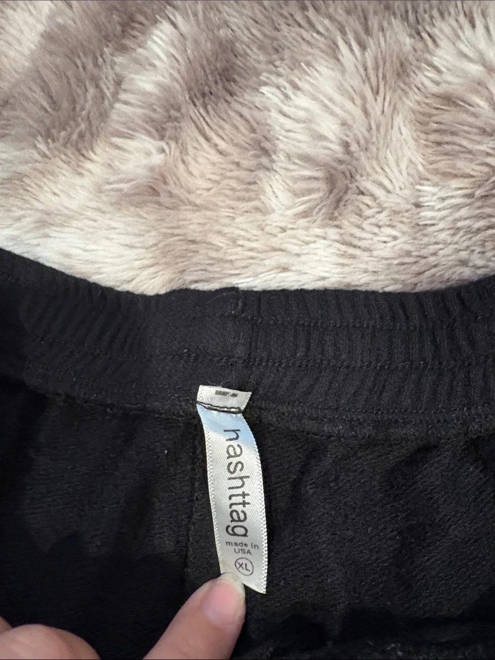 Kids Black Wide-Leg Sweatpants with Drawstring